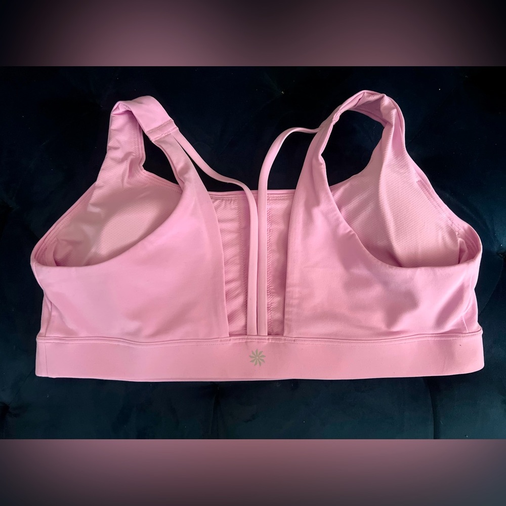 PRICE IS FIRM Athleta Exhale Bra D-DD+ | NWOT | Light Pink - Picture 2 of 4